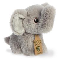Mini elefante ecológico Eco Nation Aurora de pelúcia