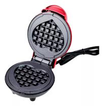 Mini Elétrico Forma De Waffle Formato Coração LG-SK06 Voltagem 110v Mini Elétrico Forma De Waffle Formato Coração LG-SK06 Voltagem 110v