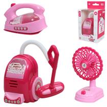 Mini eletrodomestico casa aspirador de po ferro de passar ventilador linda bell home kit casa a pilha Mini eletrodomestico casa aspirador de po ferro de passar ventilador linda bell home kit casa a pilha