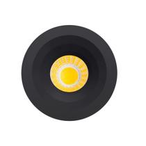 Mini Embutido P/ Moveis Led Elysa 3W 3000K Redondo Preto - MB Led - 6006 Mini Embutido P/ Moveis Led Elysa 3W 3000K Redondo Preto - MB Led - 6006