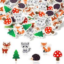 Mini Eraser Yopyame Woodland Animal 60 unidades para crianças