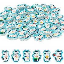 Mini Erasers BZaber Cute Cow 60 unidades para crianças de volta às aulas