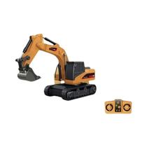 Mini Escavadeira De Liga Metálica RC 1/64 Com Controle Remoto, Brinquedo De Mesa Para Meninos,