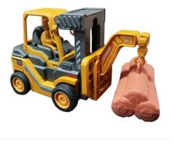 Mini Escavadeira Empilhadeira Brinquedo Interativo com fricção