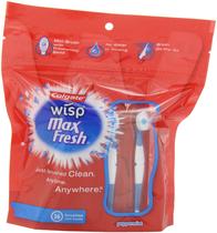 Mini-escova Colgate Wisp com miçangas refrescantes de hortelã, 16 unidades