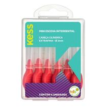 Mini Escova Interdental Cilíndrica Extrafina 3 Mm Com 6 Kess 2005