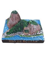 Mini Escultura Resina Morro Do Pao De Açùcar - AD &A DECORAÇÃO E AMBIENTAÇÃO