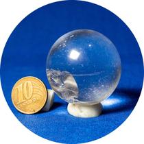 Mini Esfera Cristal Super Extra Pedra Natural 39mm 82g Tipo A Mini Esfera Cristal Super Extra Pedra Natural 39mm 82g Tipo A