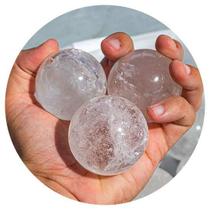 Mini Esfera Pedra Cristal Natural 50 a 55 mm Tipo B - CristaisdeCurvelo