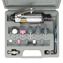 Mini Esmeril Pneumático Micro Retífica 14pçs Eda 8NJ Retificação Polimento Corte Lixamento Desbaste Furação Gravação