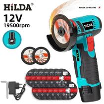 Mini Esmerilhadeira Elétrica De Lítio 12V 3 Polegadas Portátil Para Corte E Polimento Doméstico