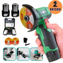 Mini Esmerilhadeira Lixadeira 2 Baterias 12V Com Maleta