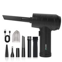 Mini Espanador de Pó Aspirador Portátil USB 2 em 1 Sopro e Sucção Carro Automotivo Casa Eletrônicos Computador Mini Espanador de Pó Aspirador Portátil USB 2 em 1 Sopro e Sucção Carro Automotivo Casa Eletrônicos Computador