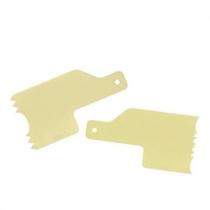 Mini espátula decorativa amarela com 2 peças código 5 bluestar