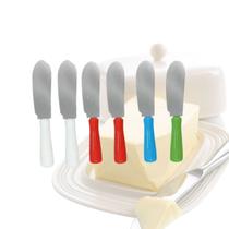 Mini Espátula Manteiga Patês Geléias C/6 Unidades Premium