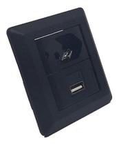 Mini Espelho C/ 1 Tomada 10a 1 Usb Charger Embutir P Móveis Mini Espelho C/ 1 Tomada 10a 1 Usb Charger Embutir P Móveis