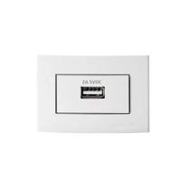 Mini Espelho Tomada USB 2A 5VDC Margirius Para Móveis