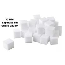 Mini Esponja de Melamina 30 Peças Esponja Mágica Mini Esponja de Melamina 30 Peças Esponja Mágica