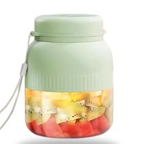 Mini Espremedor Elétrico Sem Fio Portátil Suco Citrus Azul