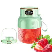 Mini Espremedor Elétrico Sem Fio Portátil Suco Citrus Azul