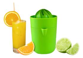 Mini Espremedor Manual Para Limão E Laranja Com Copo