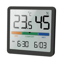 Mini Estação Meteorológica Digital Interna, Medidor De Temperatura E Umidade, Lcd, Termômetro,