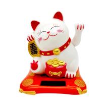 Mini Estátua De Gato Da Sorte De 2,9 Polegadas Com Mão Acenando, Decoração Feng Shui Para Negócios,