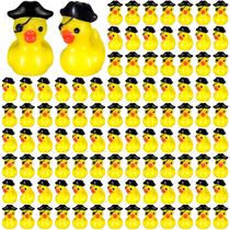 Mini estatueta de resina Pirate Ducks, 100 unidades para festa de Halloween