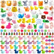 Mini estatuetas de animais de resina DULEFUN 150 unidades para decoração Mini estatuetas de animais de resina DULEFUN 150 unidades para decoração