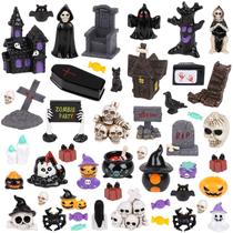 Mini estatuetas de resina de Halloween CCINEE 48 unidades para decoração artesanal Mini estatuetas de resina de Halloween CCINEE 48 unidades para decoração artesanal