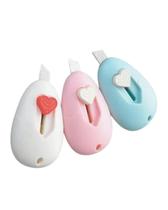 Mini Estilete Retrátil De Bolso Plástico Unitário - Cores Sortidas