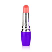 Mini Estimulador Formato De Batom 5cm Meame Roxo