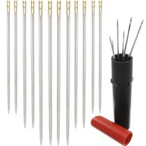 Mini Estojo Batom Portatil Magnetico + 24 Agulhas De Cego Costura. Mini Estojo Batom Portatil Magnetico + 24 Agulhas De Cego Costura.