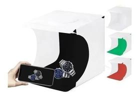 Mini Estúdio Fotográfico 2 Fitas LED Pasta Portátil 40 x 40 - Max Elite