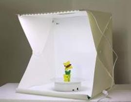 Mini Estúdio Fotográfico 40x40 Lâmpada Bivolt Led + Bolsa - RGKNSE