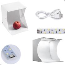 Mini Estúdio Fotográfico Portátil com Led profissional Studio Mini Estúdio Fotográfico Portátil com Led profissional Studio