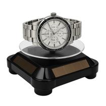 Mini Expositor Giratório 360 Graus Solar Elétrico Para Loja vitrine Produtos Fotos e Videos