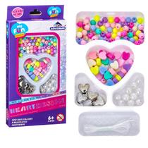 Mini Fábrica de Bijuteria Pulseira Miçanga Menina Infantil