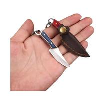 Mini faca colorida com bainha, lâmina em V, adequada para abertura EDC, pacotes e letras
