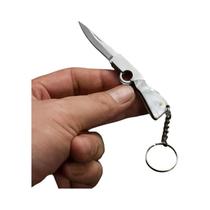 Mini Faca Portátil Colorida De Madeira Com Pingente Para Chaveiro, Ferramenta Afiada Para Atividades