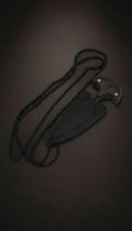 Mini Faca Push T Dagger Fulltang Com Corrente