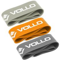 Mini Faixa De Exercícios Vollo Mini Band VP1007 - Kit C/ 03 Unidades