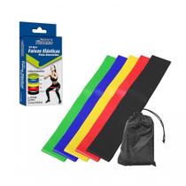 Mini faixa elastica 5 cores fit-24 Mini faixa elastica 5 cores fit-24