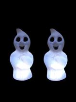Mini Fantasma Plástico Com Led Halloween Mini Fantasma Plástico Com Led Halloween