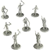 Mini Fantasy Figures Monster Townsfolk Peasant, 8 peças, pin