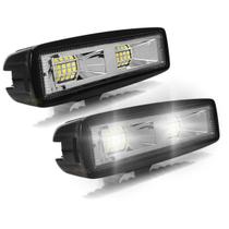 Mini Farol Auxiliar Pequeno Retangular 48W Flood Strobo Par Mini Farol Auxiliar Pequeno Retangular 48W Flood Strobo Par