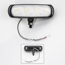 Mini Farol de Milha Retangular 4 Leds Bivolt SMD Cristal - Autopoli