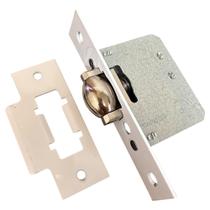 Mini Fechadura Trinco Rolete 4005TR Branco Arouca Sem Chave Mini Fechadura Trinco Rolete 4005TR Branco Arouca Sem Chave