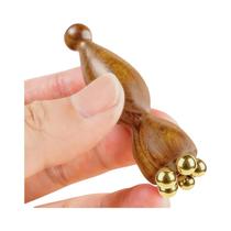 Mini Ferramenta De Massagem Facial Em Cobre, Escova De Meridiano Para Olhos, Ferramenta Gua Sha Para - LSHOW