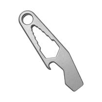 Mini Ferramenta Multifuncional De Titânio: Chave Allen, Abridor De Garrafas E Gadget EDC Para